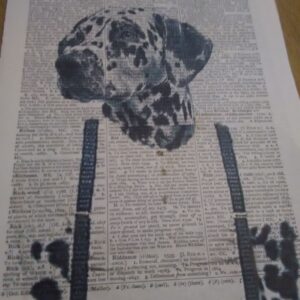 Geezer Dog Art Print