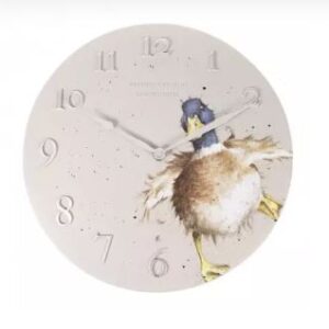 Illustrated Wall Clock by Hannah Dale