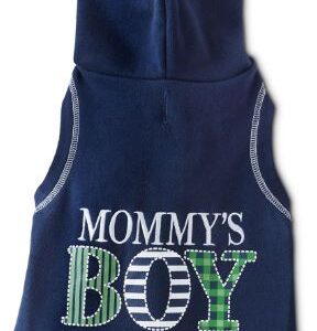 Wag-a-Tude Navy Mummy's Boy Hoodie