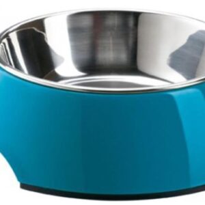 Hunter - Stainless Steel & Melamine 350ml Blue Feeding Bowl