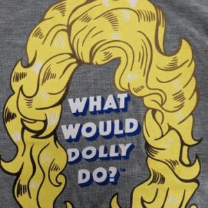 Doggy Parton - What Would Dolly do? Dog T-Shirt - Large