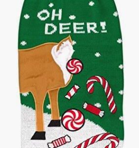 Dog Christmas Jumper - "Oh Deer" Novelty Christmas jumper